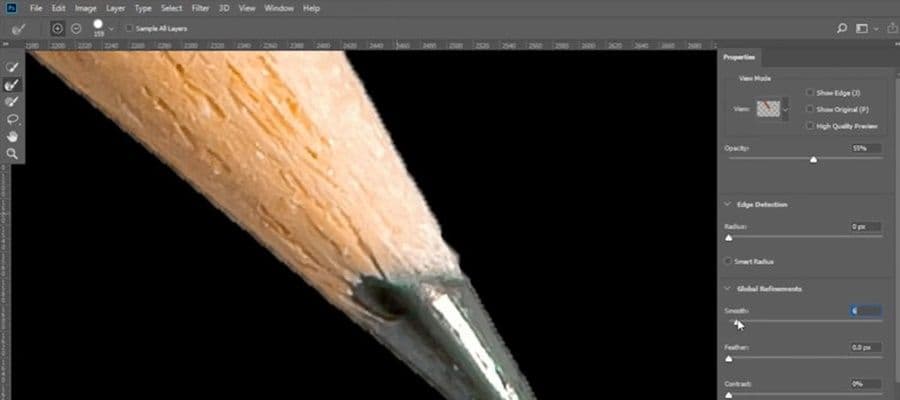 Секретный слайдер для выделения в Photoshop
