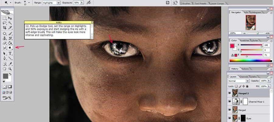 Метод обработки портретов в Photoshop