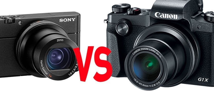 Canon G1 X III против Sony Cybershot RX100 V