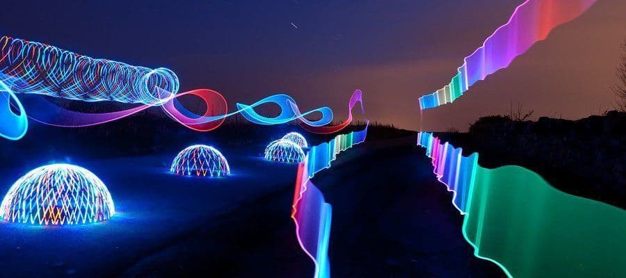 Freezelight - рисунок светом