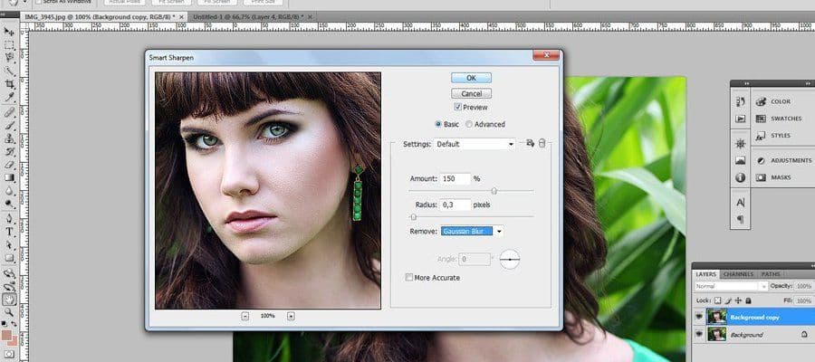 Метод повышения резкости фотографии в Photoshop
