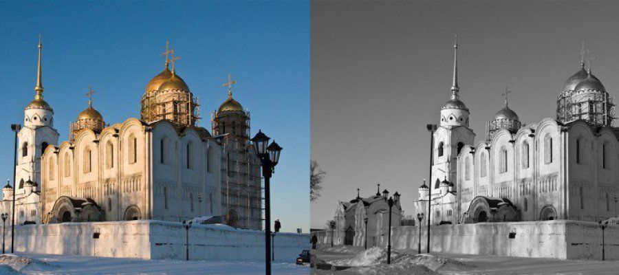 Сделать Черно Белое Фото Цветным В Фотошопе