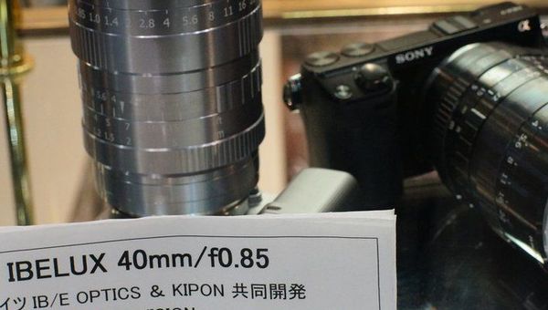 Ibelux 40mm f/0.85 - самый светосильный объектив в мире