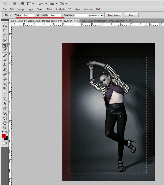Для кадрирования изображений в photoshop применяется инструмент